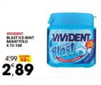 Vivident Blast ICe Mint Barattolo x 75-10B