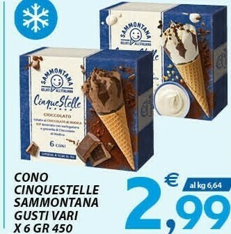 Vivo Supermercati Sammontana Gelato offerta