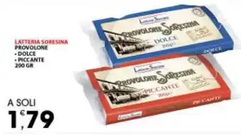 Mercati di Città La Prima Latteria Soresina Provolone Dolce,Piccante 200 gr offerta