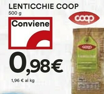Coop Coop Lenticchie offerta