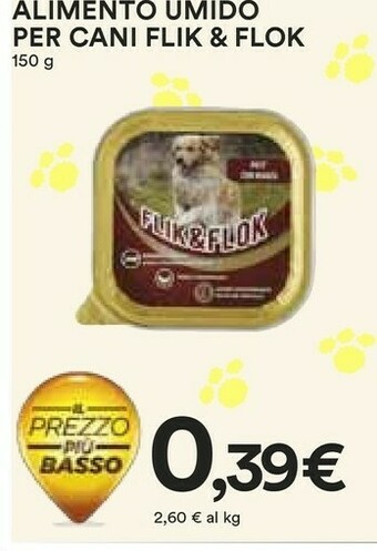 Coop Flik & Flok Alimento Umido Per Cani 150 G offerta