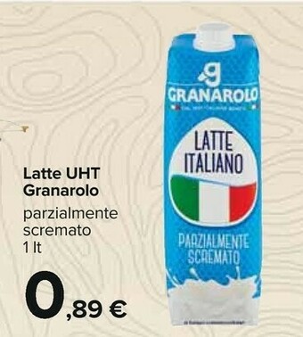 Carrefour Granarolo Latte UHT Parzialmente Scremato A Lunga Conservazione 1000 G(ml) offerta
