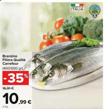 Carrefour Carrefour Branzino Filiera Qualità offerta