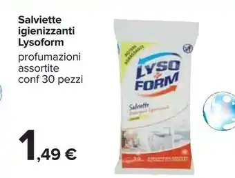 Carrefour Lysoform Lysoform Salviette Igienizzanti offerta