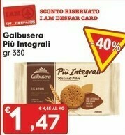 Despar Galbusera Piu Integrali offerta