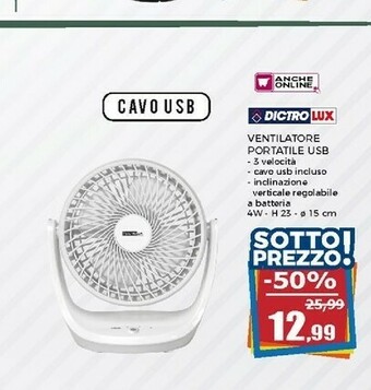 Happy Casa Lux Ventilatore offerta