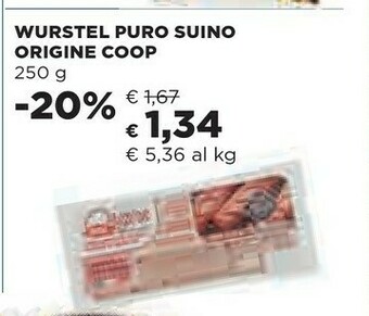 Coop Wurstel offerta