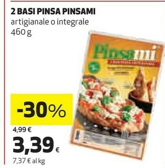 Coop Pinsami Pizza surgelata offerta