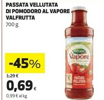 Coop Valfrutta Passata di pomodoro offerta