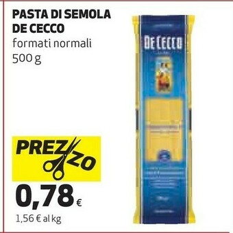 Coop De Cecco Pasta di semola offerta