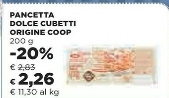 Coop Pancetta offerta