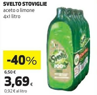 Coop Svelto Detersivo piatti offerta