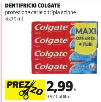 Coop Colgate Dentifricio offerta