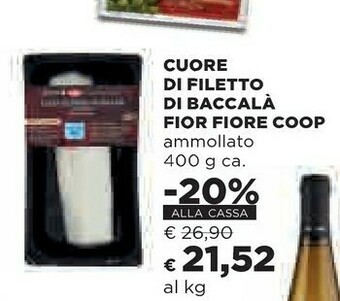 Coop Cuore Baccalà offerta