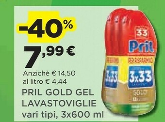 Coop Pril Detersivo lavastoviglie offerta