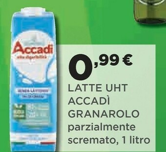 Coop Accadì Latte Granarolo offerta