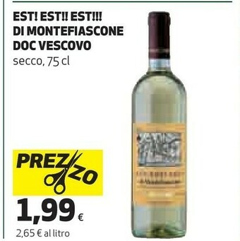 Coop Vino bianco offerta
