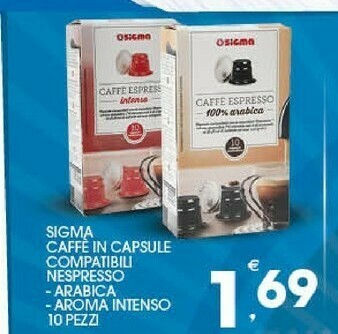 Ok Sigma Caffè offerta