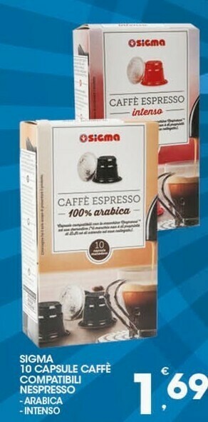 Sigma Intenso Cialde caffè offerta
