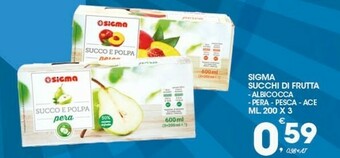 Sigma Succhi di frutta offerta