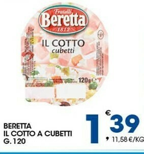 Sigma Beretta Prosciutto cotto offerta