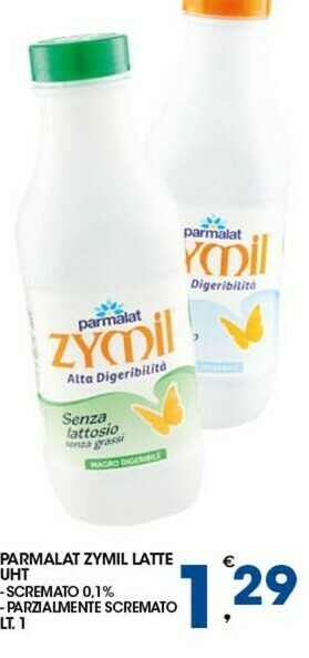 Sigma Parmalat Latte parzialmente scremato offerta