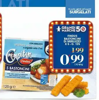 Sigma Frosta Bastoncini Findus offerta