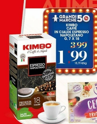 Sigma Kimbo Cialde caffè offerta