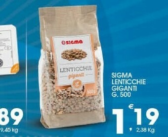 Sigma Ceci Legumi offerta