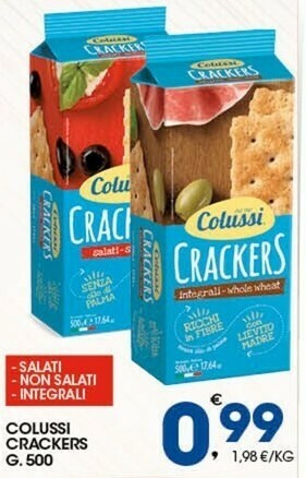 Sigma Colussi Crackers offerta