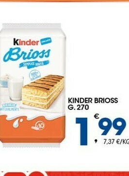 Sigma Kinder Brioss offerta