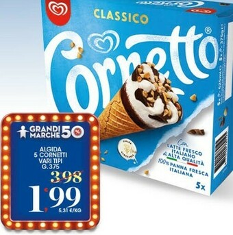 Sigma Algida Cornetto offerta