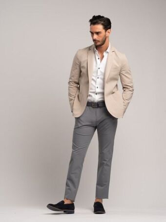 Invidia Giacca uomo sfoderata realizzata in tessuto maglia punto milano offerta