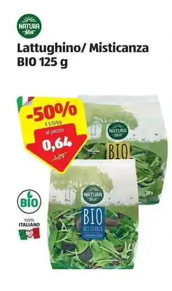 ALDI Natura Bio Lattughino/ Misticanza 125g offerta