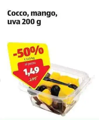 Cocco, mango, uva 200g