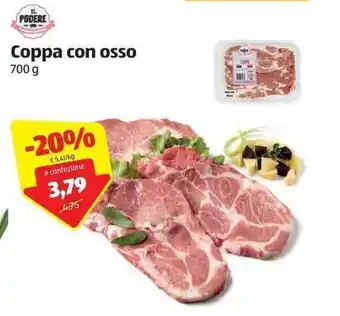 ALDI IL Podere Coppa con osso 700g offerta