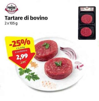 IL Podere Tartare di bovino 2x105g