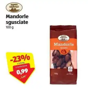 ALDI Happy Harvest Mandorle sgusciate 100g offerta