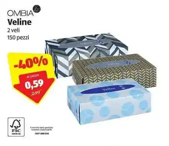 ALDI Ombia Veline 150 pezzi offerta