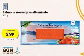 ALDI Almare Salmone norvegese affumicato 300g offerta