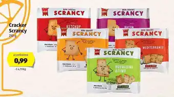 ALDI Scrancy Cracker 210g offerta