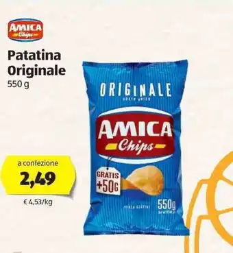 ALDI Amica Chips Patatine Originale 550g offerta