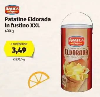 ALDI Amica Chips Eldorada in fustino Patatine XXL 400g offerta