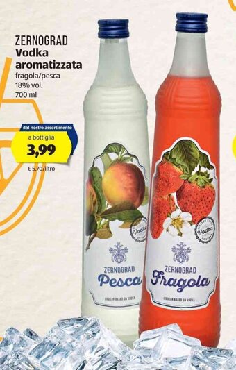 ALDI Zernograd Vodka aromatizzata 700ml offerta
