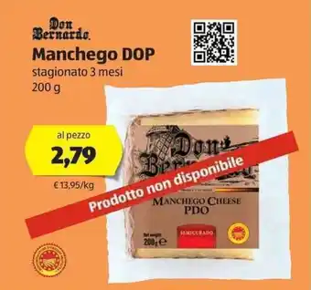 ALDI Don Bernardo Manchego DOP 200g offerta