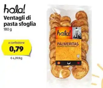 ALDI Hola! Ventagli di pasta sfoglia 180g offerta