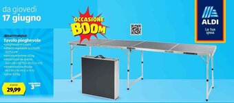ALDI Adventuridge Tavolo pieghevole offerta