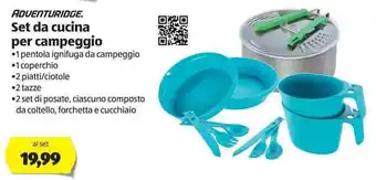 ALDI Adventuridge Set da cucina per campeggio offerta