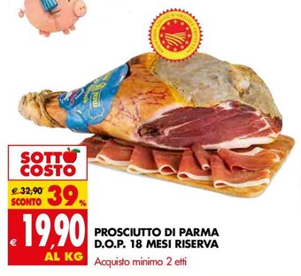 Tigros Prosciutto di Parma D.o.p. 18 mesi riserva offerta