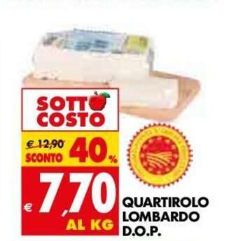 Tigros Quartirolo Lombardo D.o.p. offerta